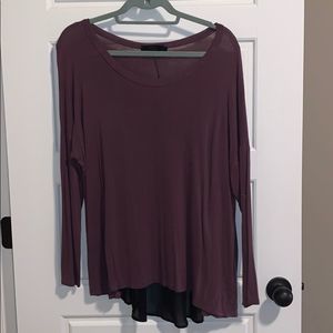 Plum Long Sleeve Top